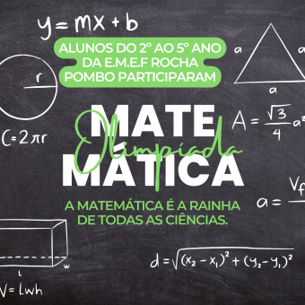 Escola  Rocha Pombo,   participa esse ano pela 1ª vez da OBMEP Mirim