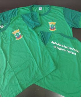 Alunos da Rede Municipal de Ensino recebem camiseta 